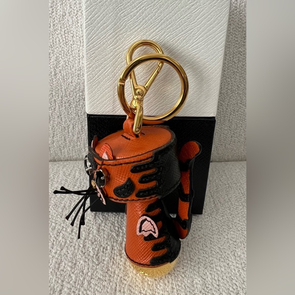 Prada Tiger Saffiano Keychain Bag Charm new with box. - Picture 3 of 6